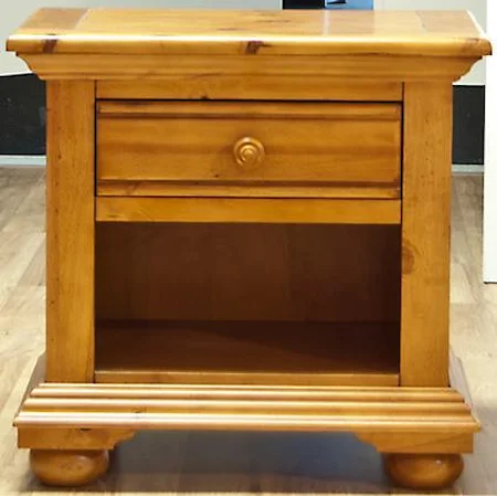 Youth Bedroom Nightstand with Drawer